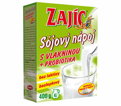 Sójový nápoj - Zajíc s vlákninou 400g porovnat ceny