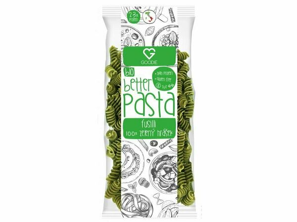 GOODIE Zelený hrášek - Fusilli BIO 250g porovnat ceny