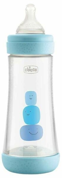 CHICCO Láhev kojenecká Perfect 5 silikon modrá 300ml porovnat ceny