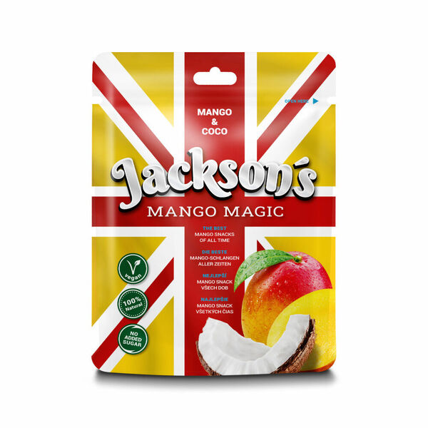 JACKSON´S MANGO MAGIC Sušený mango snack s kokosovými chipsy 50 g porovnat ceny