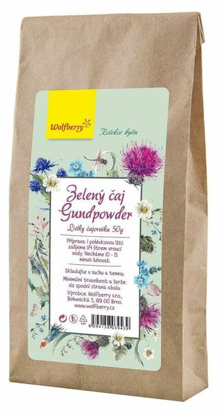 Wolfberry Zelený čaj gunpowder 50g porovnat ceny