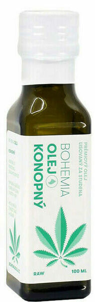 Bohemia Olej Konopný RAW 100ml porovnat ceny