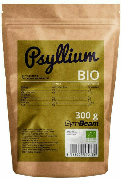 Gymbeam BIO Psyllium 300g porovnat ceny
