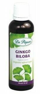 Dr.Popov Ginko biloba originální bylinné kapky 50ml porovnat ceny