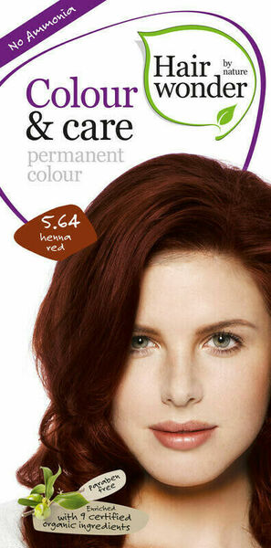 Hairwonder Přírodní dlouhotrvající barva červená henna 5.64 100ml porovnat ceny