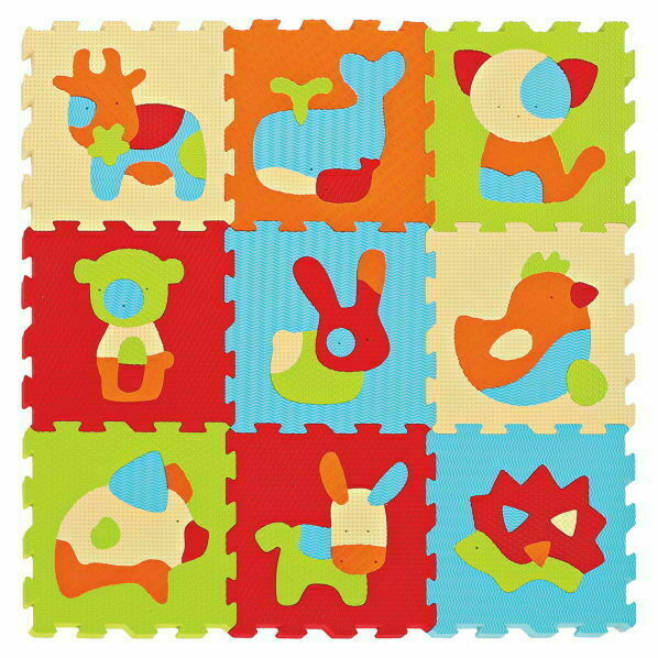 Ludi  Puzzle pěnové 90x90 cm Zvířátka porovnat ceny