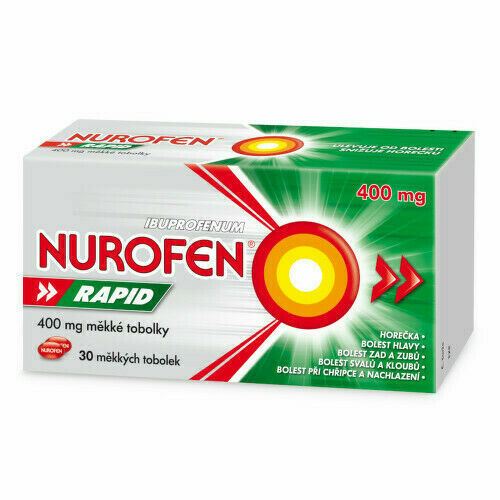 NUROFEN RAPID 400MG měkké tobolky 30 porovnat ceny