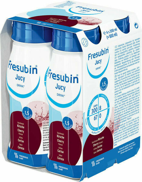 Fresubin Jucy drink perorální roztok 4x200ml Višňová příchuť porovnat ceny