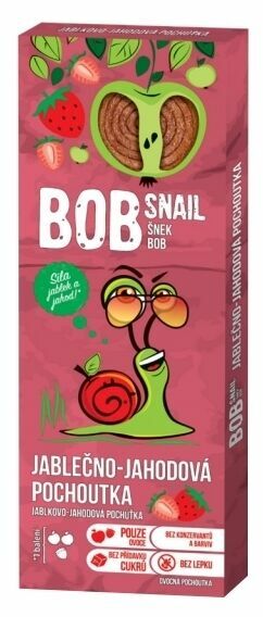 Šnek Bob jablečno-jahodové rolky 30g porovnat ceny