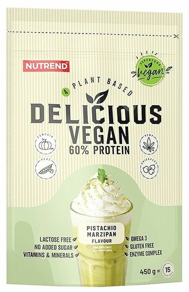 Nutrend Delicious Vegan 60% Protein pistácie/marcipán 450g porovnat ceny