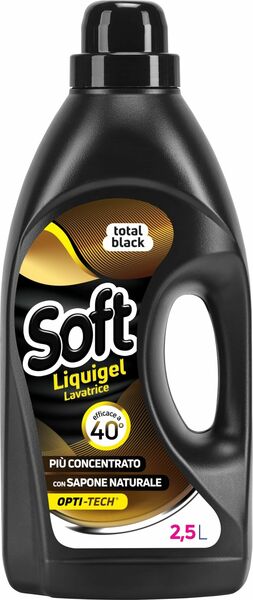 Soft Prací gel na tmavé i barevné prádlo, Total black, (45 pracích dávek) 2,5l porovnat ceny