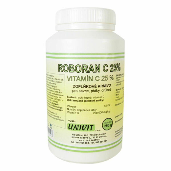 UNIVIT Roboran Vitamin C 25 plv 250 g porovnat ceny