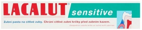 Lacalut zubní pasta sensitiv 75ml porovnat ceny