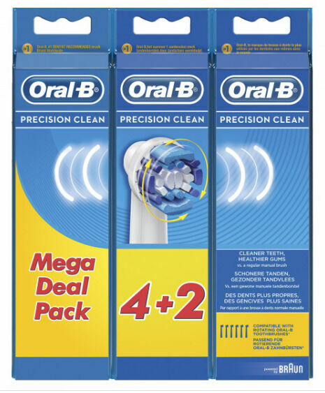 Oral-B Precision Clean EB 20-6 náhradní kartáčkové hlavice 6ks porovnat ceny