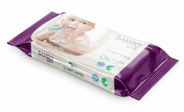 Bambo Nature dětské vlhčené ubrousky 50ks porovnat ceny