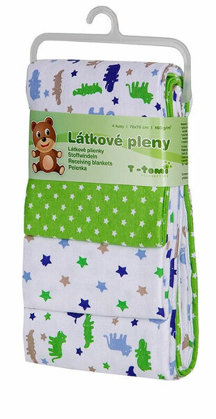 T-tomi  Látkové pleny, green crocodiles / zelení krokodýli porovnat ceny