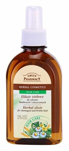 Green Pharmacy  Herbal elixír pro křehké a poškozené vlasy 250ml porovnat ceny