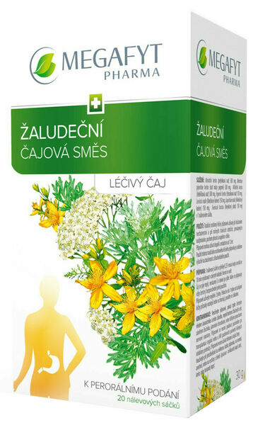 Megafyt Žaludeční čajová směs léčivý čaj 20x1.5g porovnat ceny