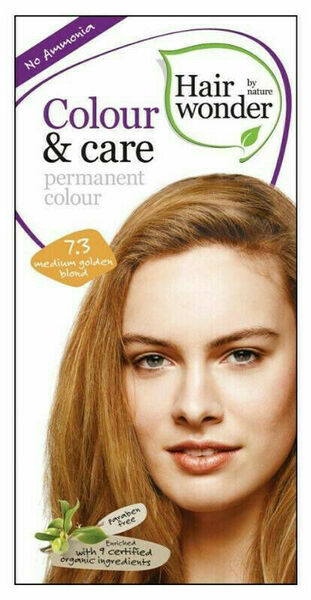 Hairwonder Přírodní dlouhotrvající barva středně zlatá blond 7.3 100ml porovnat ceny