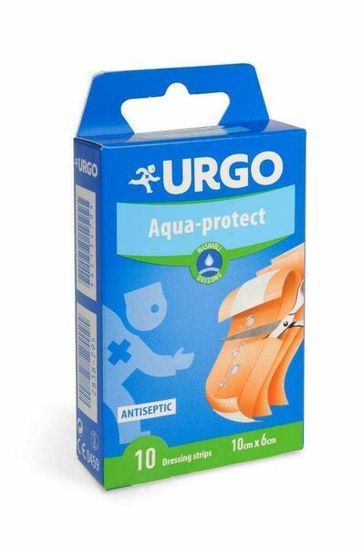 URGO Aqua protect Omyvatelná náplast 10cmx6cm 10ks porovnat ceny