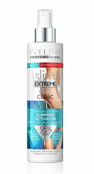 Eveline Slim Extreme 4D Clinic aktivátor s hřejivým efektem 200 ml porovnat ceny