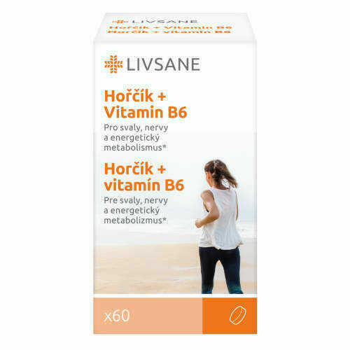 LIVSANE Hořčík + Vitamin B6 tablety 60ks porovnat ceny