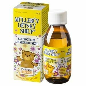 Dr.Muller  Müllerův dětský sirup s jitrocelem a mateřídouškou 320g porovnat ceny