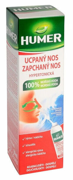 Humer Ucpaný nos 100% mořská voda hypertonic.50ml porovnat ceny