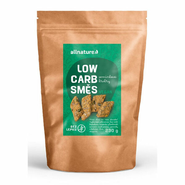 ALLNATURE Low carb směs na semínkové krekry 230 g porovnat ceny