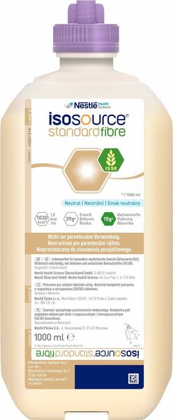 Isosource Standard Fibre Neutrál.perorální roztok 1000ml porovnat ceny