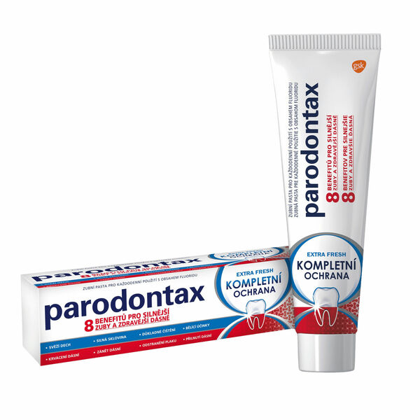 Parodontax Kompletní ochrana extra fresh zubní pasta 75ml porovnat ceny