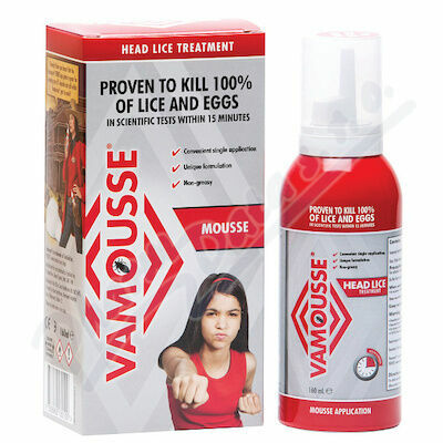 Vamousse Pěna ošetření hlavy proti vším 160ml porovnat ceny
