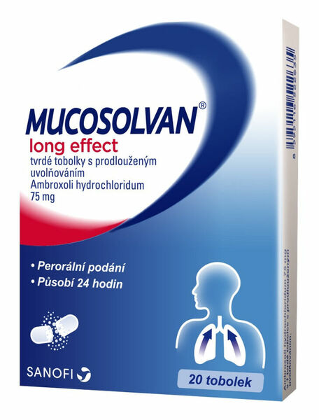 Mucosolvan® Long Effect 75mg 20 tvrdých tobolek porovnat ceny