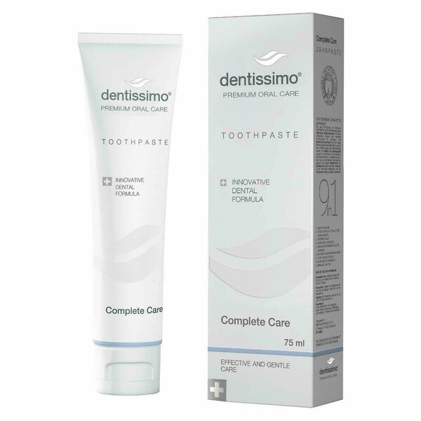 Dentissimo® švýcarská zubní pasta Complete Care – pro kompletní péči 75ml porovnat ceny