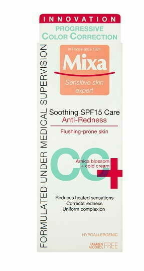 Mixa Anti-Redness zklidňující péče na pleť proti začervenání s OF 15 50ml porovnat ceny
