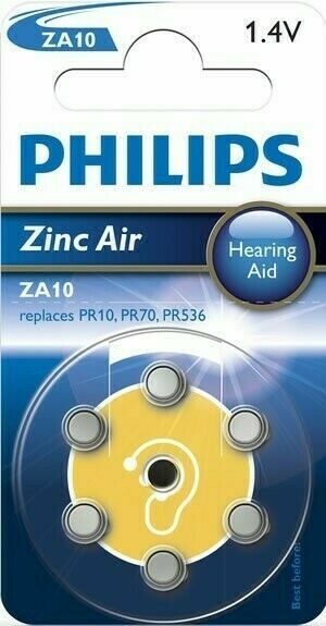 Baterie do naslouchadel PHILIPS ZA10B6A/10 6ks porovnat ceny