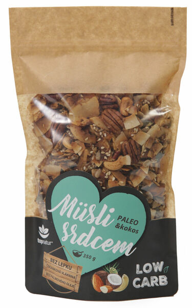 Topnatur Müsli srdcem Paleo&Kokos Low Carb 350g porovnat ceny