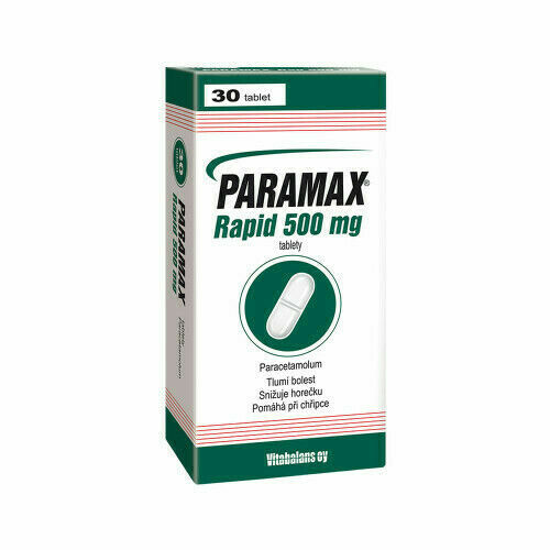 PARAMAX RAPID 500MG neobalené tablety 30 porovnat ceny