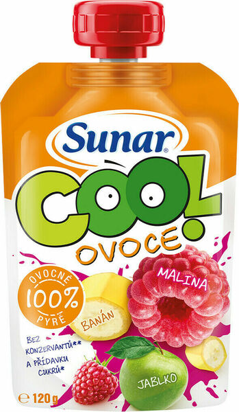 Sunárek Cool ovoce malina banán jablko 120g porovnat ceny