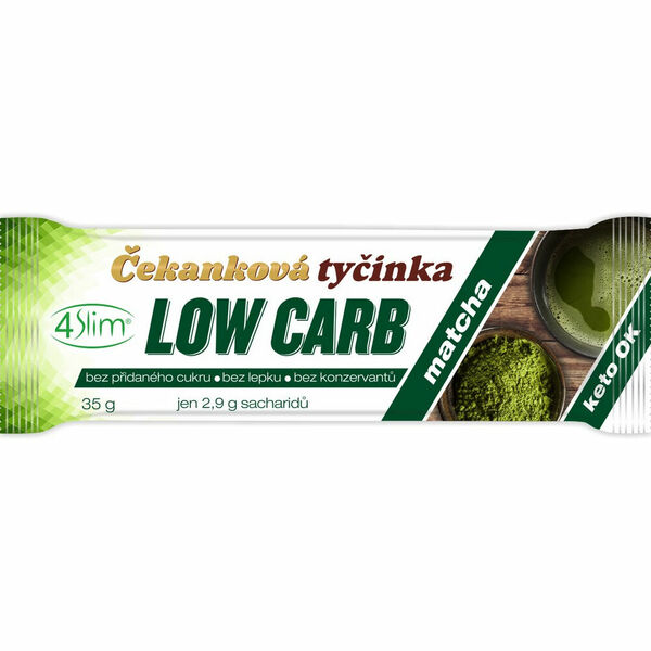 4SLIM Čekanková tyčinka Low Carb matcha 35 g porovnat ceny