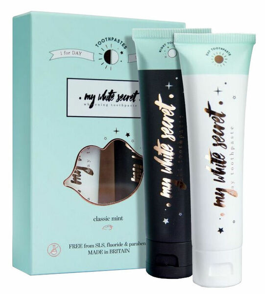 My White Secret  Denní a noční bělící zubní pasty 2x65ml porovnat ceny