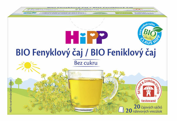 HIPP BIO Fenyklový čaj 20x1.5g n.s. porovnat ceny