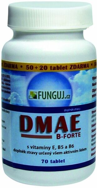 DMAE B-FORTE 70 tablet AKCE 50 + 20 tablet ZDARMA! porovnat ceny