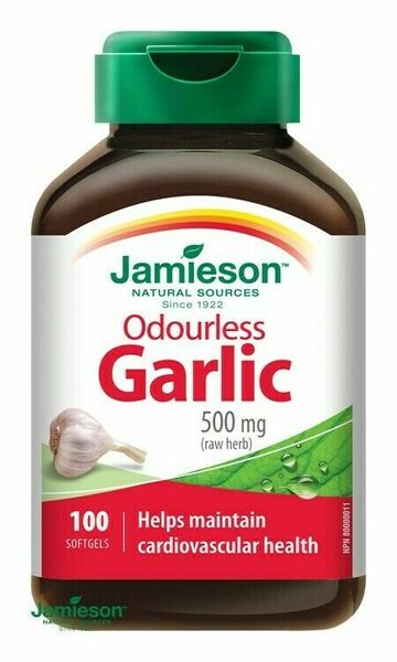 Jamieson Česnek bez zápachu 500mg 100 kapslí porovnat ceny