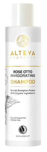 Alteya Organics  Alteya Povzbuzující šampon na suché a poškozené vlasy s růžovým olejem 200ml porovnat ceny