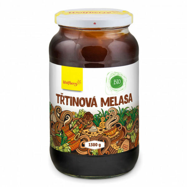 WOLFBERRY Třtinová melasa BIO 1300 g porovnat ceny