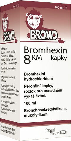 Bromhexin 8 KM kapky kapky 100ml 8 mg/ml porovnat ceny