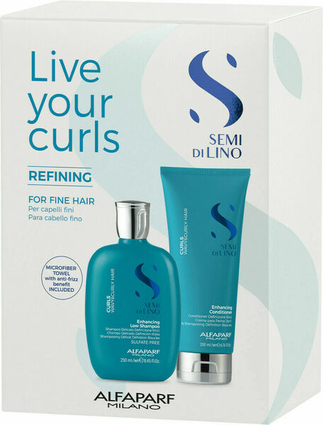Alfaparf Milano Semi Di Lino Curls dárkový set pro jemné vlasy 3ks porovnat ceny