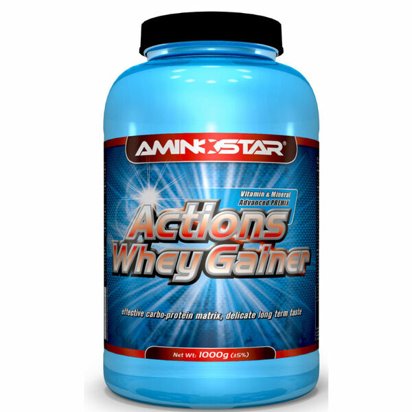 AMINOSTAR Actions Whey Gainer 15% 2250 g - Čokoláda porovnat ceny
