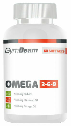 GymBeam Omega 3-6-9 unflavored - 60 kaps porovnat ceny